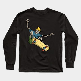 SKATER FLYING Long Sleeve T-Shirt